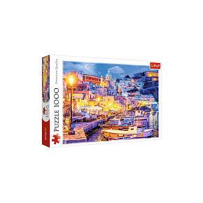 Puzzle Ostrov Procida v noci, Itálie 68,3x48cm 1000dílků v krabici 40x27x6cm Puzzle Ostrov Procida v noci, Itálie 68,3x48cm 1000dílků v krabici 40x27x6cm