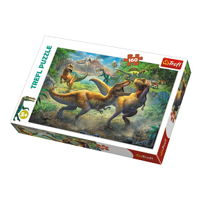 S.CENA Puzzle - quot;160 quot; - Walczące Tyranozaury/Trefl S.CENA Puzzle - quot;160 quot; - Walczące Tyranozaury/Trefl