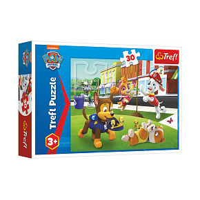 Puzzle Tlapková patrola/Paw patrol 27x20cm 30 dílků v krabičce 21x14x4cm Puzzle Tlapková patrola/Paw patrol 27x20cm 30 dílků v krabičce 21x14x4cm