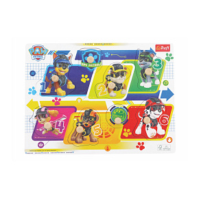Vkládačka/Puzzle deskové obrysové dřevěné Tlapková patrola/Paw Patrol ve fólii 30x22cm 18m+ Vkládačka/Puzzle deskové obrysové dřevěné Tlapková patrola/Paw Patrol ve fólii 30x22cm 18m+