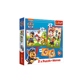 S.CENA Puzzle - _2w1 + memos_ - Psia ekipawakcji / Viacom PAW Patrol S.CENA Puzzle - _2w1 + memos_ - Psia ekipawakcji / Viacom PAW Patrol