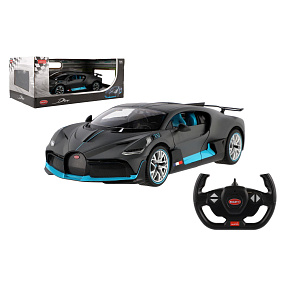 Auto RC Buggatti Divo RASTAR šedé plast 32cm 2,4GHz na dálk. ovládání na baterie v krabici 43x18cm Auto RC Buggatti Divo RASTAR šedé plast 32cm 2,4GHz na dálk. ovládání na baterie v krabici 43x18cm