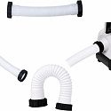 Hadice k bazénové pumpě krátká 40 cm spojka k pumpě Bestway s matkami + 2 těsnění