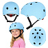 Kask rowerowy dla dziecka Trike Fix dziecięcy regulowany LED M 55-58cm niebieski