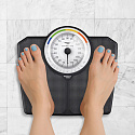 Klasická mechanická analogová koupelnová váha do 180 kg černá WEBBER BMI