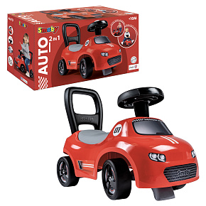 Smoby Červené Odrážedlo s klaksonem Ride-On