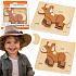 VIGA Drewniane Puzzle - Mój Przyjaciel Konik