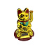 Kočka štěstí Maneki-neko 15 cm - solární talisman pro hojnost a úsměv