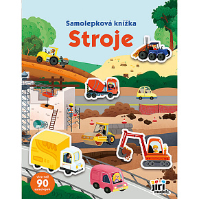 Knížka samolepková Stroje