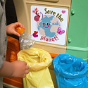 FEBER Zahradní domek Recycle Eco Třídění odpadu Zelená energie