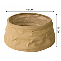 Lebula obal na stojan na vánoční stromek, obal na květináč z juty, průměr 66 cm, výška 25 cm.