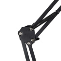 Stolní LED lampa s lupou, otočné rameno, 2 způsoby upevnění