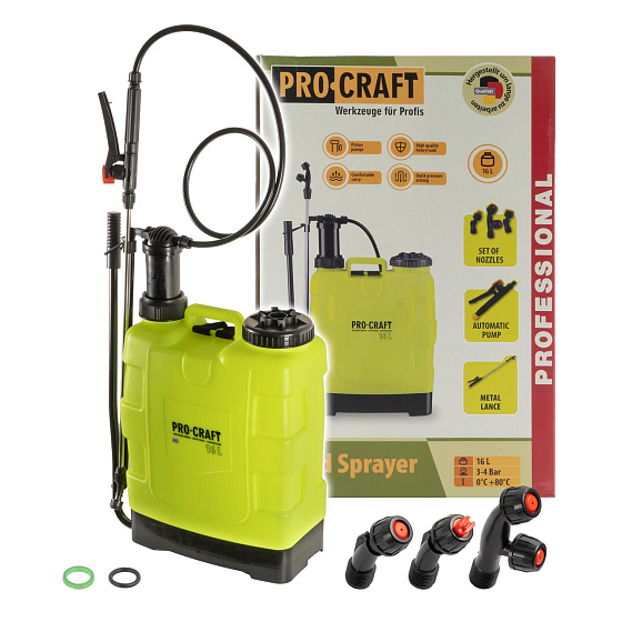Ruční tlakový postřikovač Procraft HS-16