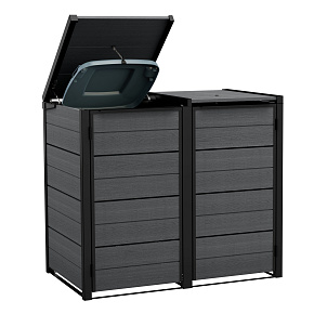 Hide Away box na popelnici 240 l šedá