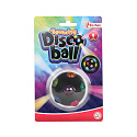 Míček skákací svítící Disco 6cm na baterie se světlem na kartě 11x17cm