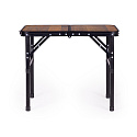 Turistický stůl 60x40 cm kempingový skládací do kufříku postaršený dub MultiGarden