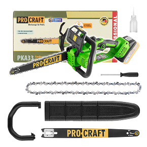 Aku řetězová pila Procraft PKA33 (bez baterie a nabíječky)