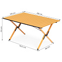 Skládací turistický stůl 90x60 cm kempingový s taškou MultiGarden