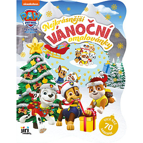Vánoční omalovánky se samolepkami Paw Patrol/Tlapková Patrola Vánoční omalovánky se samolepkami Paw Patrol/Tlapková Patrola