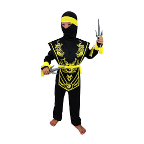 Dětský kostým žlutý ninja (S) Dětský kostým žlutý ninja (S)