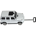 Lebula walizka jeździk dla dzieci auto mercedes g-class 3w1 biały