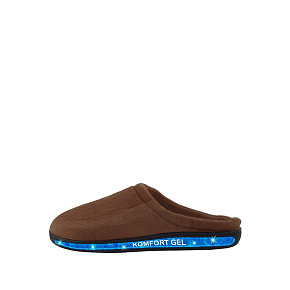Happy Shoes - Comfort gel slippers - Brown 37/38 Happy Shoes - Comfort gel slippers - Brown 37/38
