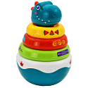 WOOPIE BABY Senzorická hračka Dino Skládačka Pyramida pro kojence