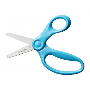 Dětské nůžky pro praváky oblé 13cm tyrkysové (6+)
