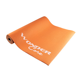 Wonder Core - Twin Color Yoga mat – Orange/Grey