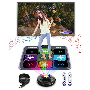 Lebula mata do taŃczenia disco sport gry dla dzieci wifi hdmi 8w1 z kamerĄ hd