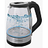 Royalty Line GWK-2200-8351BLU : Bouilloire en Verre 1,8 L Lumière Bleue - 2200W