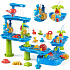 WOOPIE Ogromny Aquapark Stolik Wodny 6w1 Piaskownica Wodospad Tor Wodny 6-poziomowy Modułowy