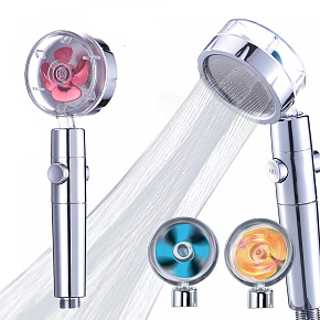 Herzberg Turbo Charger Showerhead (Gold)