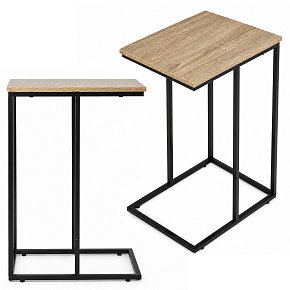 Stolik pomocniczy boczny pod laptopa metalowy stelaż loft ModernHome Stolik pomocniczy boczny pod laptopa metalowy stelaż loft ModernHome