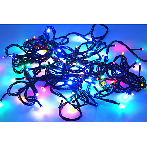 Vnitřní Vánoční LED osvětlení - Studená bílá 100 LED