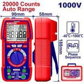 Digitální multimetr 1000V RMS 2000 Auto