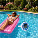 Plovoucí bazénový teploměr do vody jacuzzi digitální elektronický
