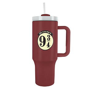 Cestovní hrnek s brčkem - nástupiště 9 a 3/4 Harry Potter 1200ml v sáčku 15x33x10cm Cestovní hrnek s brčkem - nástupiště 9 a 3/4 Harry Potter 1200ml v sáčku 15x33x10cm