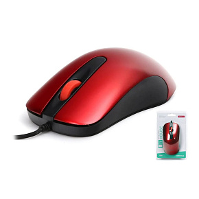 Omega optická myš OM0520R, 1000 DPI, červená