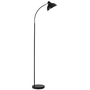 SANDRIA Stojací lampa L2793 SANDY černá E27, 230V, max.40W