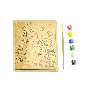 Namaluj si sám puzzle - Santa Klaus