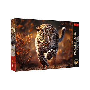 S.CENA Puzzle- _1000 Premium Plus_ - PhotoOdyssey: Dziki Leopard_FSC Mix 70 #37;