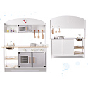 Dřevěná kuchyňka pro děti MDF MODERN CLASSIC s příslušenstvím 82 cm šedá