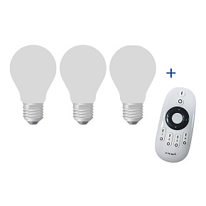 DANALED - Sada stmívatelných LED lamp - 3 kusy + Dálkové ovládání DANALED - Sada stmívatelných LED lamp - 3 kusy + Dálkové ovládání