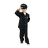 Dětský kostým policista s čepicí - český potisk (S)