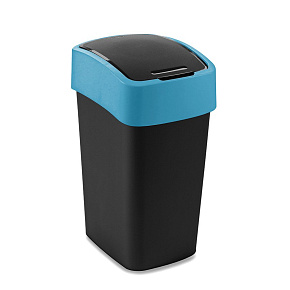 Odpadkový koš FLIP BIN 25l černý/modrý