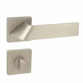 Klamka BUZZ-QR M91 + szyld WC