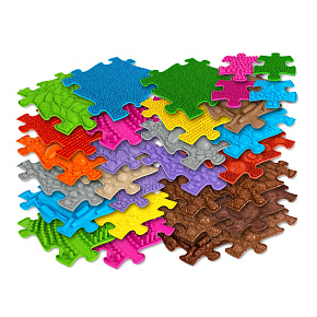 WOOPIE Mata Senzorická Ortopedická Royal Puzzle 26 ks + 4 malé