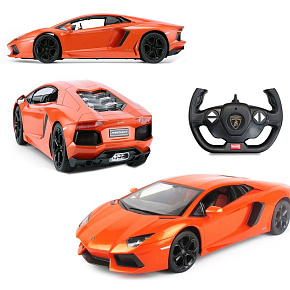 Dálkově ovládané auto Lamborghini Coupe na dálkové ovládání RC 1:10 oranžové Dálkově ovládané auto Lamborghini Coupe na dálkové ovládání RC 1:10 oranžové