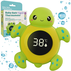 WOOPIE BABY Termometr do Kąpieli 2w1 Mierzenia Temperatury Wody i Pomieszczenia Żółwik WOOPIE BABY Termometr do Kąpieli 2w1 Mierzenia Temperatury Wody i Pomieszczenia Żółwik